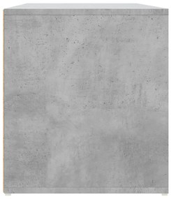 betonszürke szerelt fa sarokszekrény 200 x 40 x 45 cm