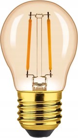 Dekoratív Led izzó E27 2W Meleg 2700K Amber Filament Dekoratív izzó