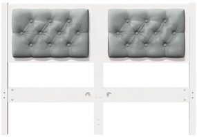 Fejtámla Egyéb Fehér és világosszürke 135 cm Tömör fenyőfa