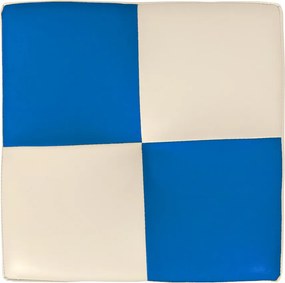 Cool puff - műbőr, krém/kék - 21834/21898 R