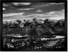 Poszterek keretben 40x30 Tátra Lengyel hegyek Kilátás