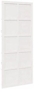 Istállóajtó Fehér 90 x 210 cm Tömör fenyőfa
