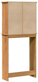 Mosógép Szekrény VIGO mézbarna 72.5 x 27 x 161 cm Tömör fenyőfa