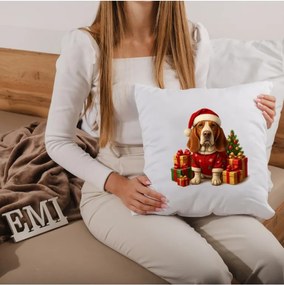 EMI Buddy karácsonyi díszpárna 40x40 cm