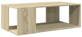 sonoma tölgy színű szerelt fa dohányzóasztal 89,5 x 48 x 30 cm