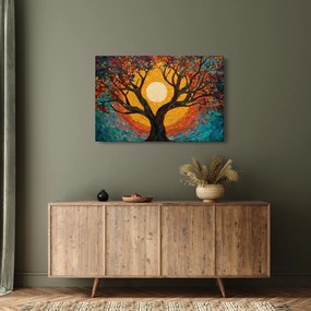 Kép - Nap az élet fájának koronájában (90x60 cm)