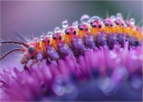 Üveg kép - Caterpillar (70x50 cm)