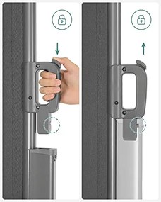 Oldalsó napellenző, kihúzható, 160 x 300 cm, antracit