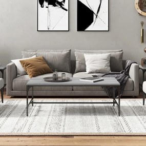Szürke sonoma szerelt fa dohányzóasztal 100 x 50 x 35 cm