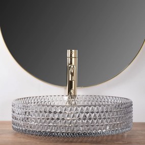 Pultos mosdókagyló Rea Cristal Grey 39