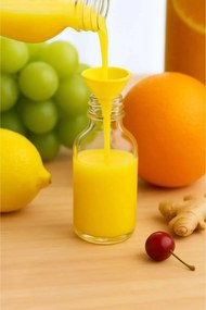 6 részes üveg palack szett 100 ml