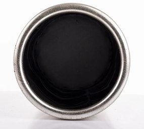 Derby design Esernyőtartó, ezüst fém, 55x19.5x19.5cm