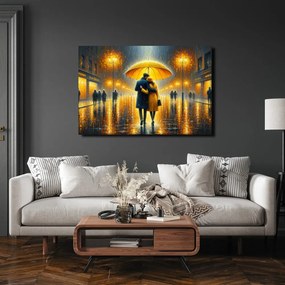 Kép romantika esernyő alatt