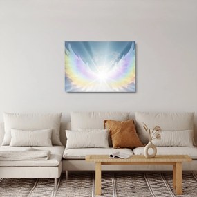 Kép - angyali aura (üvegen) (70x50 cm)