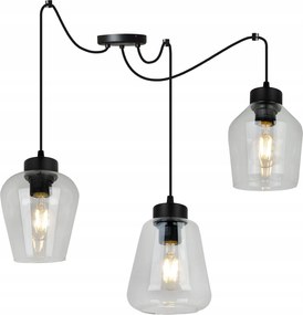 Mennyezeti Lámpa Lógó Csillár Pók Hármas Elegáns Üveg Lámpabúra