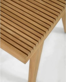 Natúr színű teakfa ülőke Vicentina – Kave Home