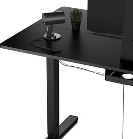 Állítható magasságú elektromos íróasztal Nojo 140x60 cm fekete