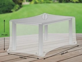 Védőfólia XL méretű asztalhoz (205x105 cm)