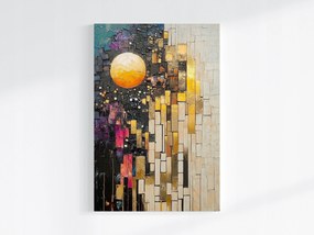 Poszter Absztrakt Mozaik Textúra Telihold 80x120