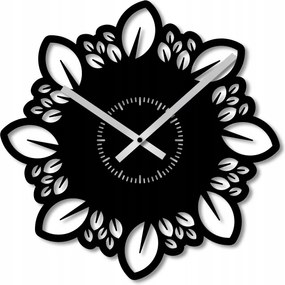 Falióra 60cm Fa Falióra Fekete Modern Geometrikus