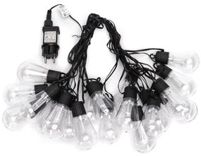 Aigostar - LED kültéri dekorációs füzér 20xLED/13m IP44 hideg fehér