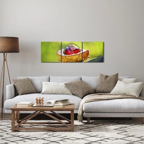 Gesztenye képe (órával) (90x30 cm)