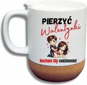 Bögre Fehér Parafa Vicces Ajándék Valentin Nap Dugás Valentin Nap