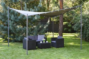 Majorca Garden Point 3,5 x 3,5 m-es antracit terasz pergola