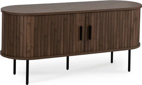 Szafka RTV TRISH 120 cm Dwudrzwiowa Orzech