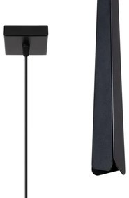 Sollux SL.1400 - Csillár zsinóron PRYSM 1xG9/8W/230V fekete