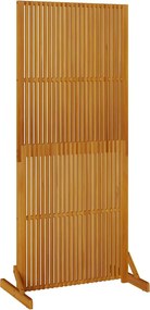 vidaXL tömör akácfa adatvédelmi paraván beltéri/kültéri 180,5 cm
