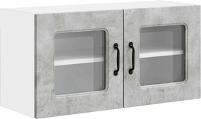 vidaXL Konyhaszekrény Kalmar Beton Szürke 80 x 31 x 40 cm Faanyag