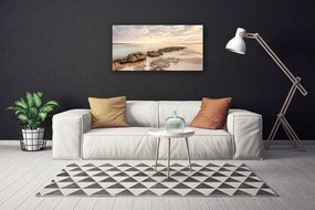 Vászonkép nyomtatás Sea Beach Landscape 100x50 cm