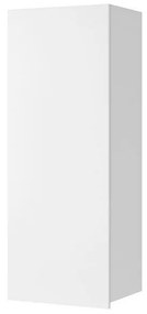 CALABRINI WISZ PION falra szerelhető Szekrény, 45x117x32, fehér/magasfényű fehér