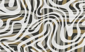 Flizelin tapéta Divatos 3D fali absztrakt vonalak 416x254 ragasztóval