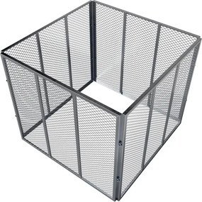 Juskys Fém komposztáló 450 l - ezüst