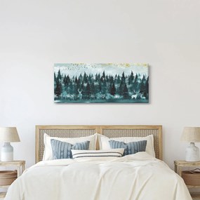 Kép - Állatok az erdőben (120x50 cm)