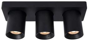 Lucide 09929/15/30 - LED Dimmelhető spotlámpa NIGEL 3xGU10/5W/230V fekete