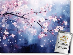 Fotótapéta Flizelina Tavasz Fa Cseresznye Virágok Sakura 416x290 ragasztó