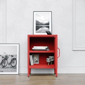 Éjjeliszekrény MIA, 424 x 595 x 400 mm, Modern: piros