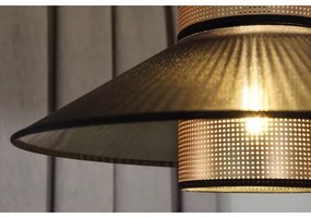 Duolla - Felületre szerelhető csillár RIO SHINY 1xE27/15W/230V átm. 45 cm fekete/réz