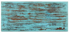 tömör újrahasznosított fa dohányzóasztal 110 x 50 x 34 cm