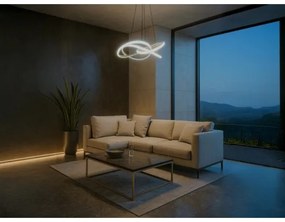 LED dimmelhető csillár kábelen LED/95W/230V 3000-6500K átm. 57 cm + távirányító