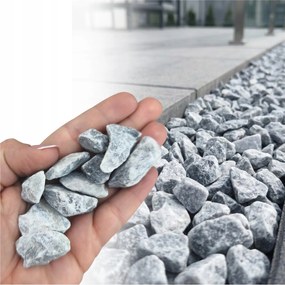 Silver Glacier Alpesi Kerti Kő Szürke-fehér Dekoratív 2-3CM 5KG