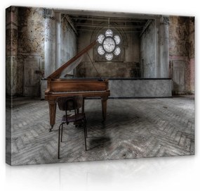 Vászonkép, Zongora 80x60 cm méretben