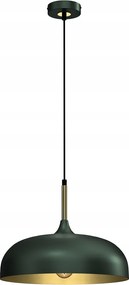 Függőlámpa Lincoln Green/gold 1xE27 35cm