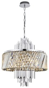 Csillár láncon MARGOT 9xE14/40W/230V króm