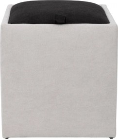 Box puff - K08/K06 szövet - krém/fekete R