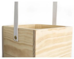 Colgantes fehér fenyőfa kaspó, ⌀ 17 x 62 cm - Surdic