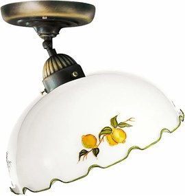Kolarz 731.10.117 - Felületre szerelt csillár NONNA 1xE27/75W/230V átm. 30 cm, citrommintás